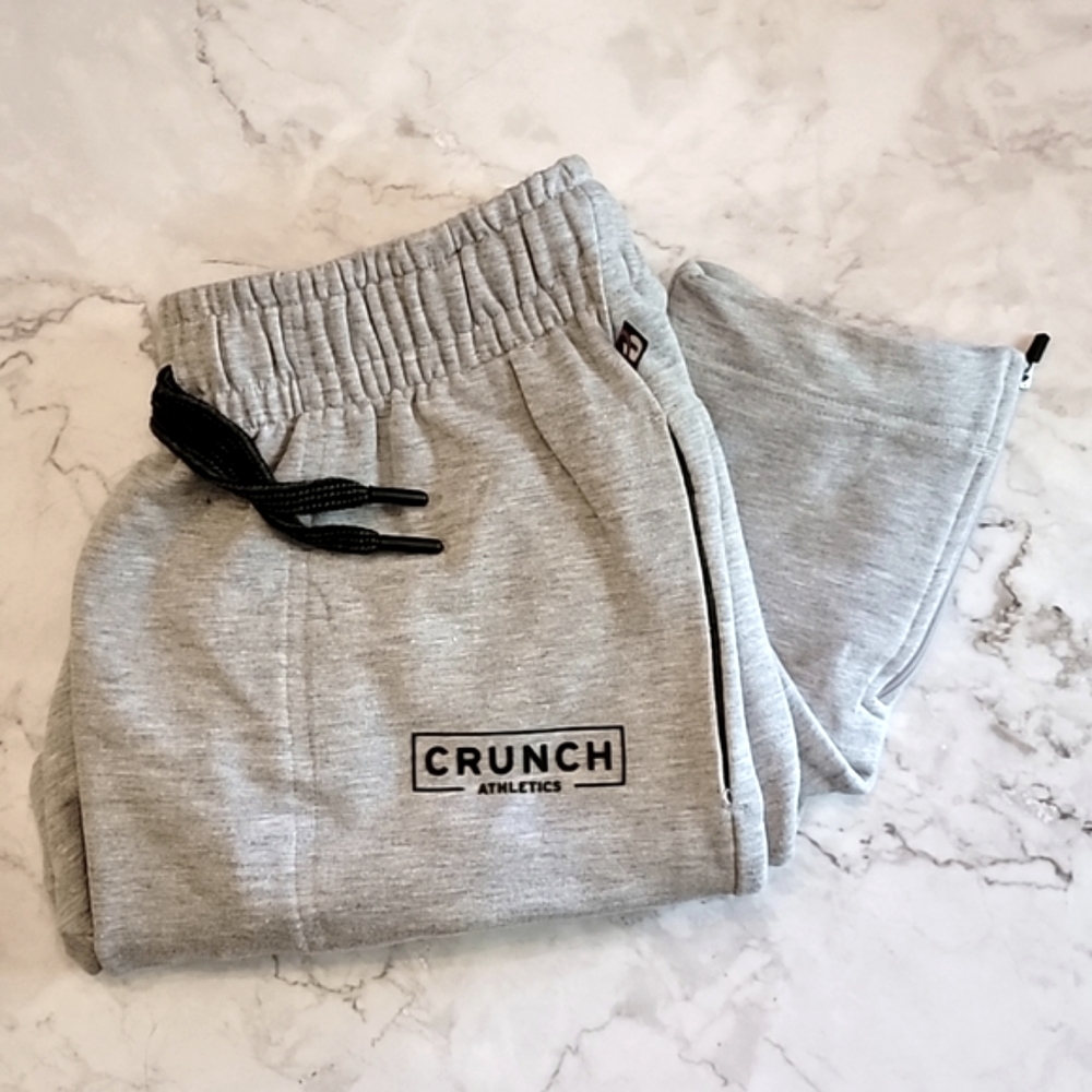 NWT women's fit flex zipper ankle pants gray small